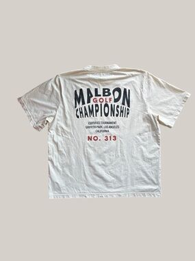 Malbon Golf Championship T Shirt Griffith Park Los Angeles Graphic Tee Size L